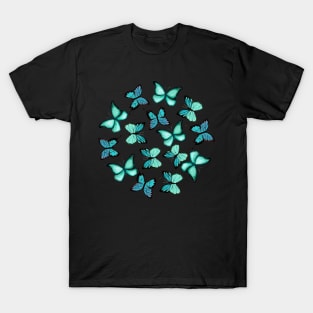 Blue butterflies T-Shirt